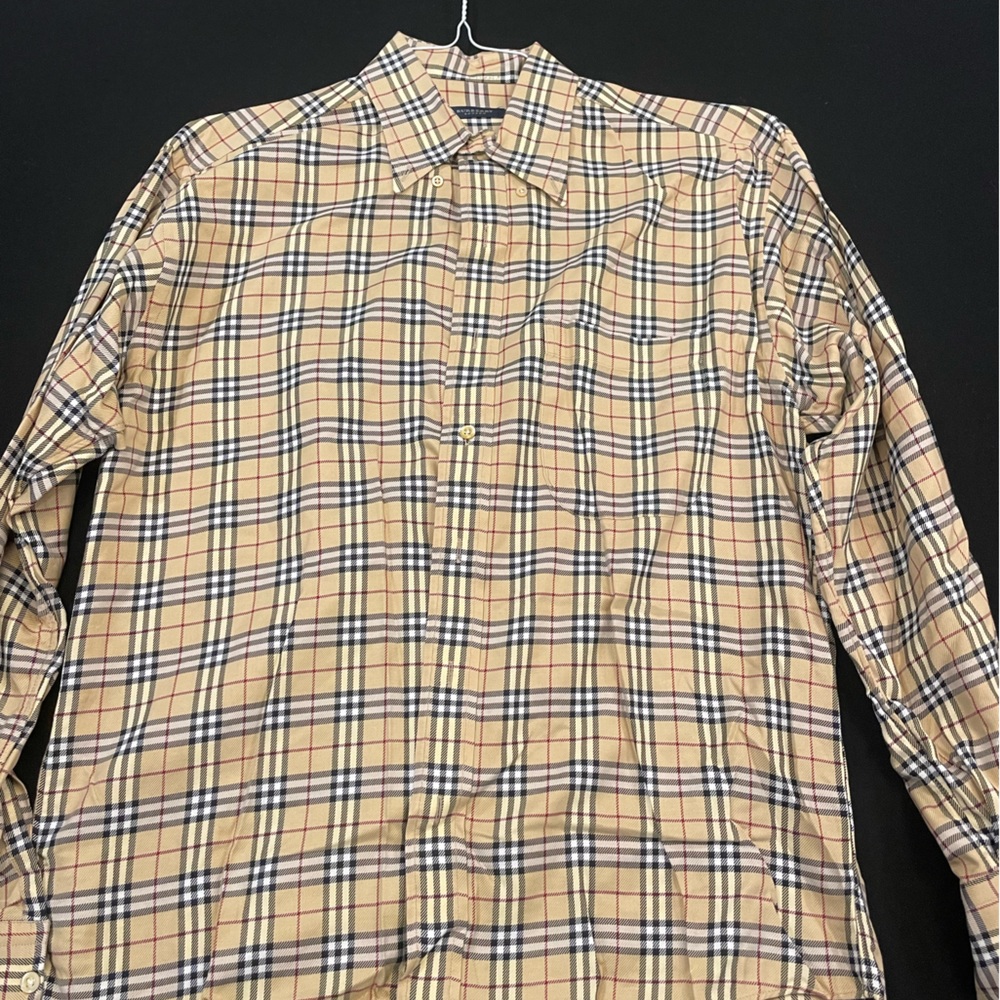 Burberry vintage check button up shirt
